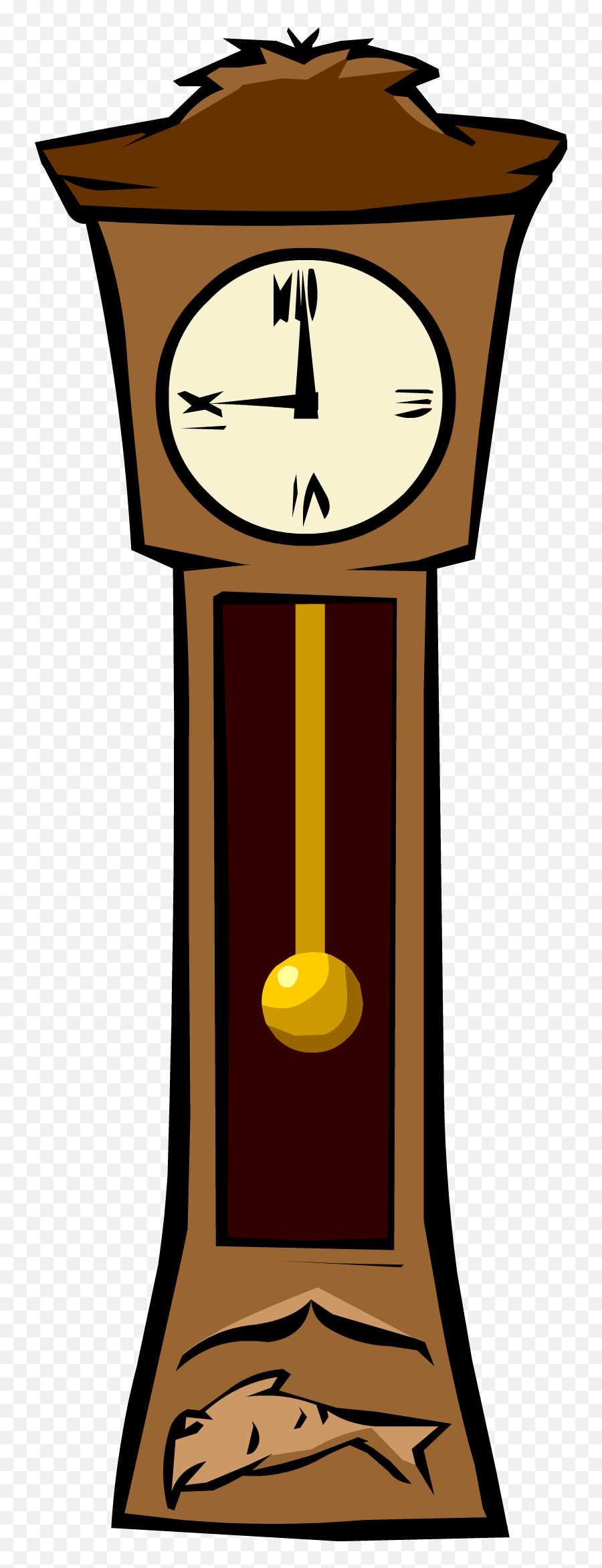 Cartoon Grandfather Clock Png Free - Grandfather Clock Clipart,Cartoon Clock Png