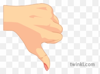 Thumbs Down Icon Illustration - Pulgar Abajo Png