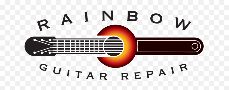 Rainbow Guitar Repair Logo - Dot Png,Guitar Logos