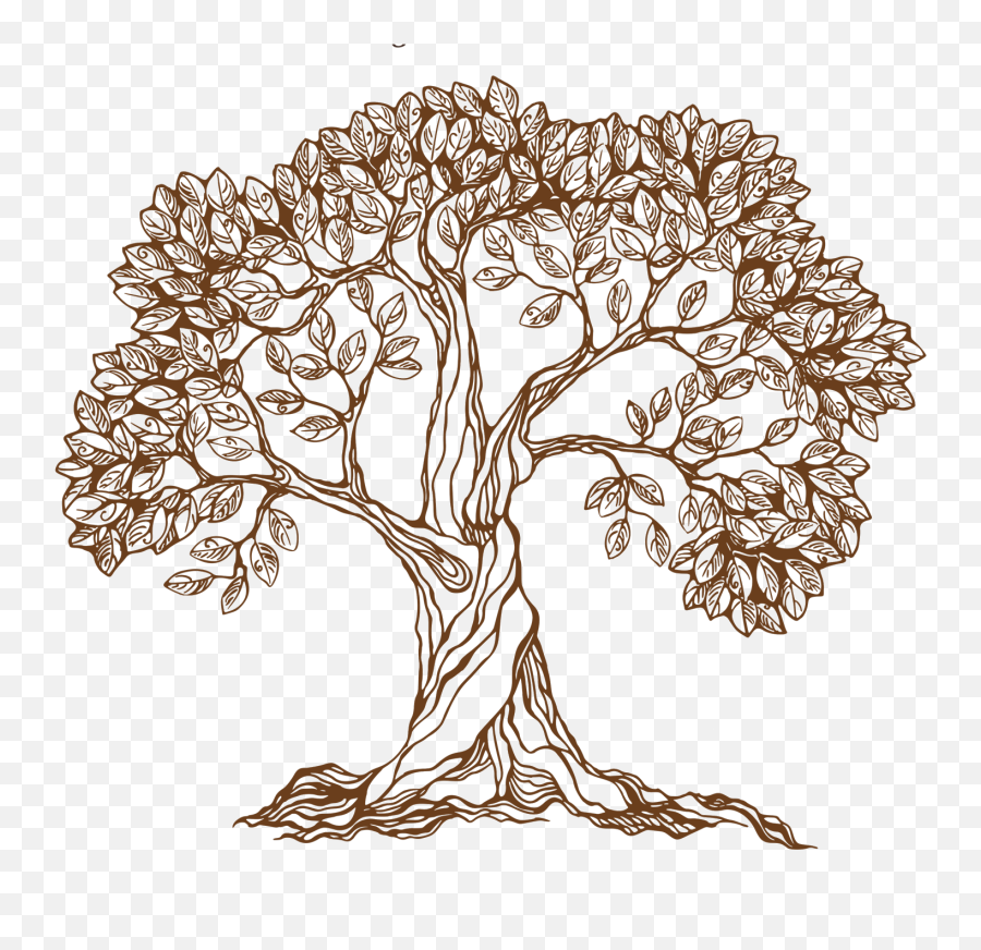 Apple Tree Png - Psikotes Gambar Orang Dan Pohon,Tree Drawing Png