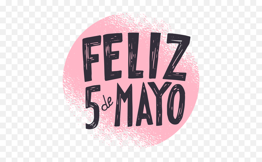 Feliz 5 De Mayo Circle Sticker - Dot Png,Mayo Png