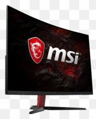Msi Logo - 32 Curved Monitor Transparent Png Original Optix Ag32cv
