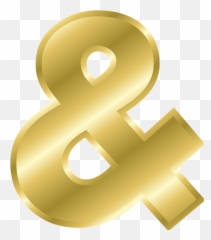 E Dourado Png 7 Image - Ampersand Symbol,E For Everyone Png