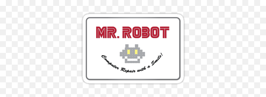 Sticker Mr Robot Par Mrbr8side - Mr Robot Logo Png,Computer Repair Logos