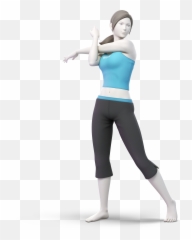 Super Smash Bros Ultimate Fighter Slideshow Quiz - By Wii Fit Trainer Render png