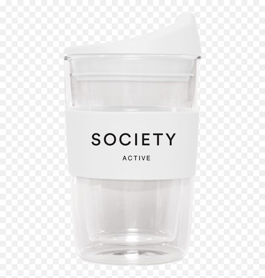 Double Walled Glass Society Cup Png