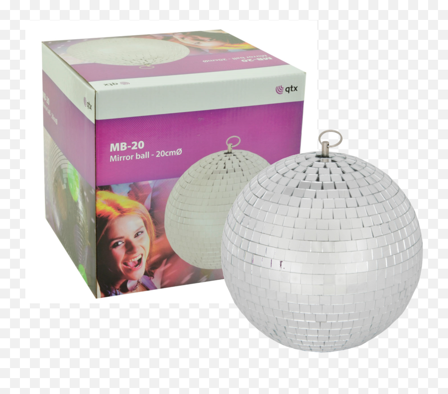 Glitter Ball 200mm 8 Inch Mirror Lightweight Silver For Disco U0026 Parties - Disco Ball Png,Disco Ball Transparent