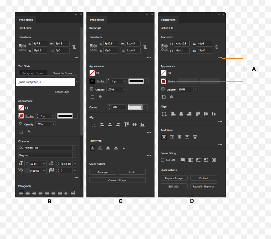 Properties Panel - Properties Indesign Png,Indesign Logo Png