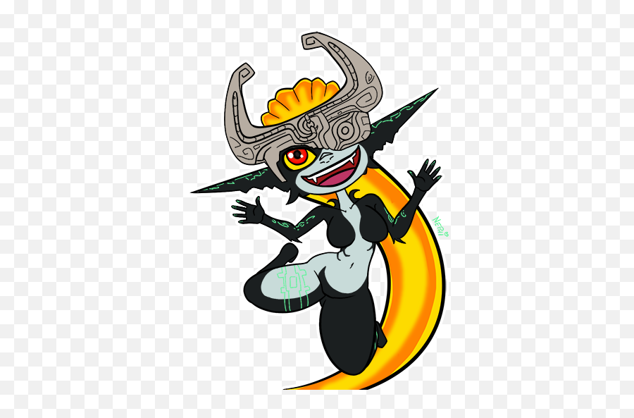 Midna Sticker By Nephrited - Supernatural Creature Png,Midna Png