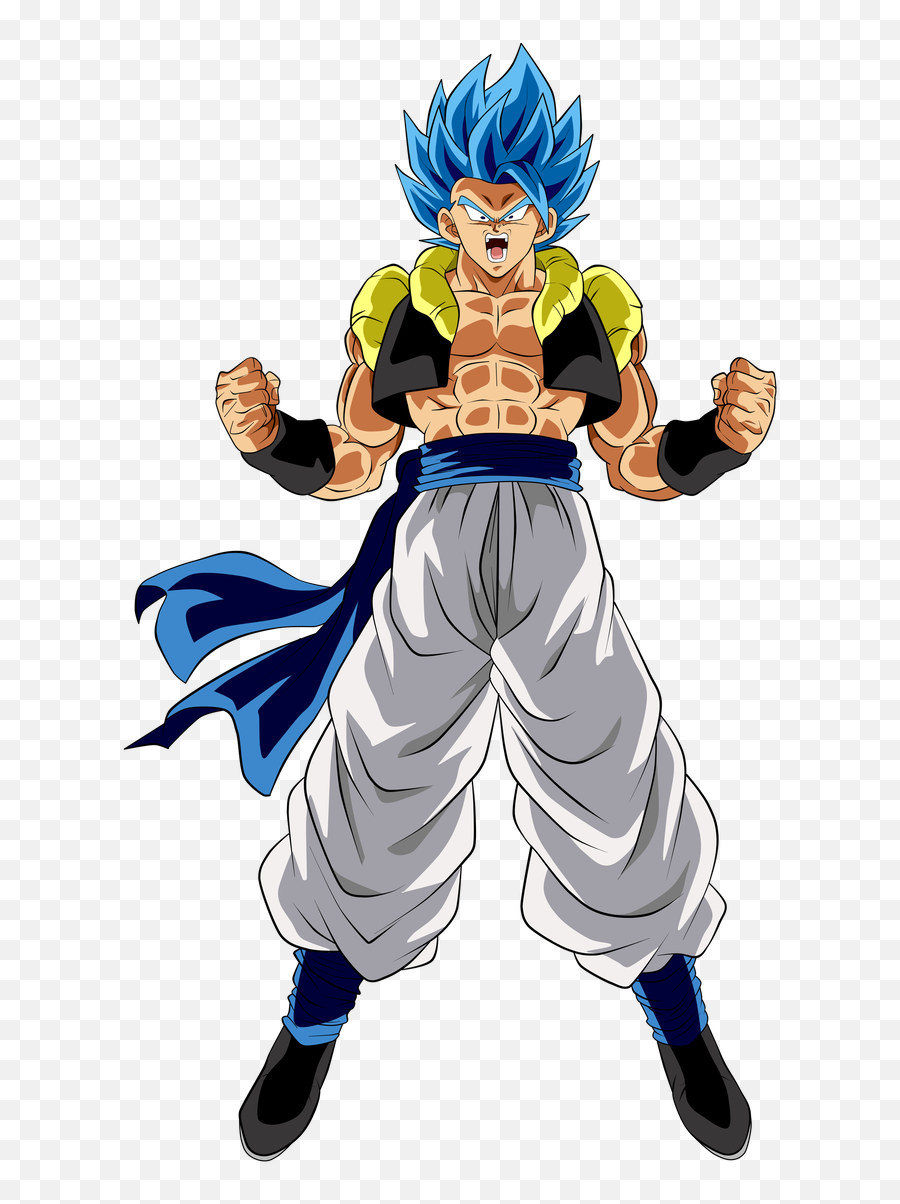 Download Hd Gogeta Super Saiyan Blue By Chronofz Dragon Ball - Gogeta Super Saiyan Blue Png,Super Saiyan Blue Aura Png