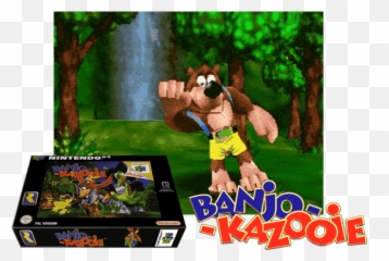 Banjo Kazooie Image - Banjo Kazooie N64 Nintendo 64 Game Banjo Kazooie N64 Png,N64 Png
