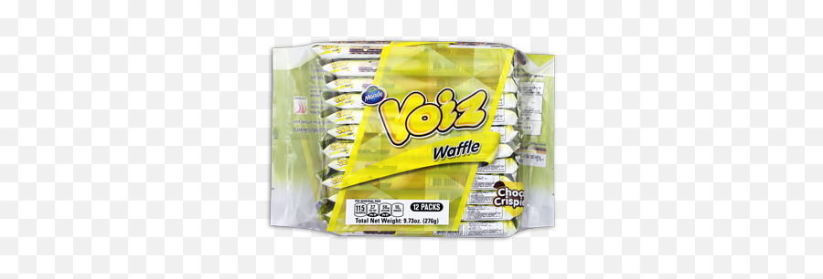 Voiz - Choco Crispie Waffles 37 Oz U2014 Enjoy Snacks Voiz Png,Waffles Png