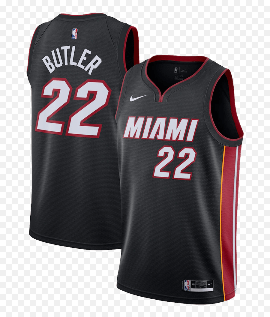 Jimmy Butler - Miami Heat Jersey Black Png,Butler Icon
