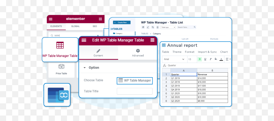 Wp Table Manager The Maker For - Tablas Elementor Png,Elementor Icon Library