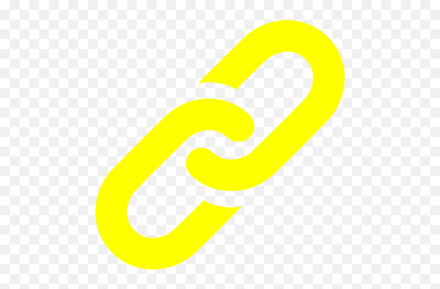 Yellow Link Icon - Circle Website Link Icon Png,Linke Icon