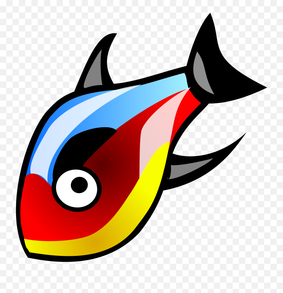 Colorful Fish Svg Vector Clip Art - Svg Clipart Colorful Fish Clipart Png,Fish Icon Vector