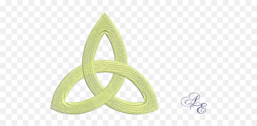 Triquetra Bold - Machine Embroidery Art Of Embroidery Emblem Png,Triquetra Png