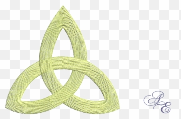 Triquetra Bold - Machine Embroidery Art Of Embroidery Emblem Png,Triquetra Png