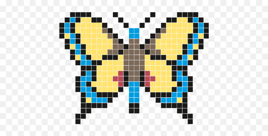 Pixel Art Butterfly Color By Number Apk 16 - Download Apk Pixel Art Papillon Facile Png,Colorful Butterfly Icon