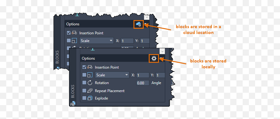 Blocks Palette Autocad Lt 2021 Autodesk Knowledge Network - Autocad 2021 Block Palette Png,Blocked Media Icon