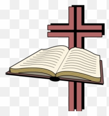 Open Bible Clipart Png 5 Image - Bible And Cross Clip Art,Bible Clipart Png