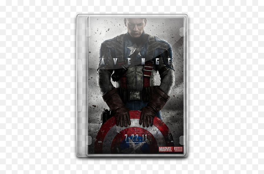 Captain America The First Avenger V6 Icon English Movie - Captain America The First Avenger Teaser Poster Png,Marvel Shield Icon