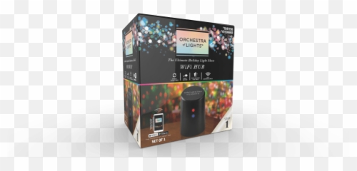 Gemmy Orchestra Of Lights Smart Hub In Black The - Small Appliance png