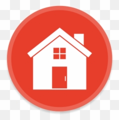 Quickbooks Online Link - Red House Icon Transparent png