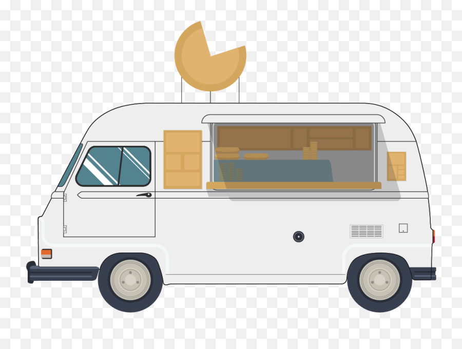 The Cool Club Food Truck - Commercial Vehicle Png,Foodtruck Icon