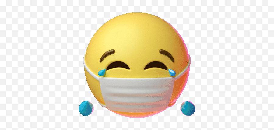 Laughing Happytears Sticker - Laughing Happytears Mask Emoji Sticker Gif Png,Icon Laghfing