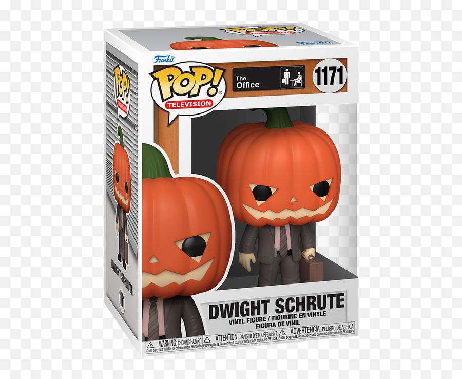 Funko Pop Television - The Office Kevin Malone As Dunder Dwight Pumpkin Head Funko Png,Icon Pumpkin Helmet