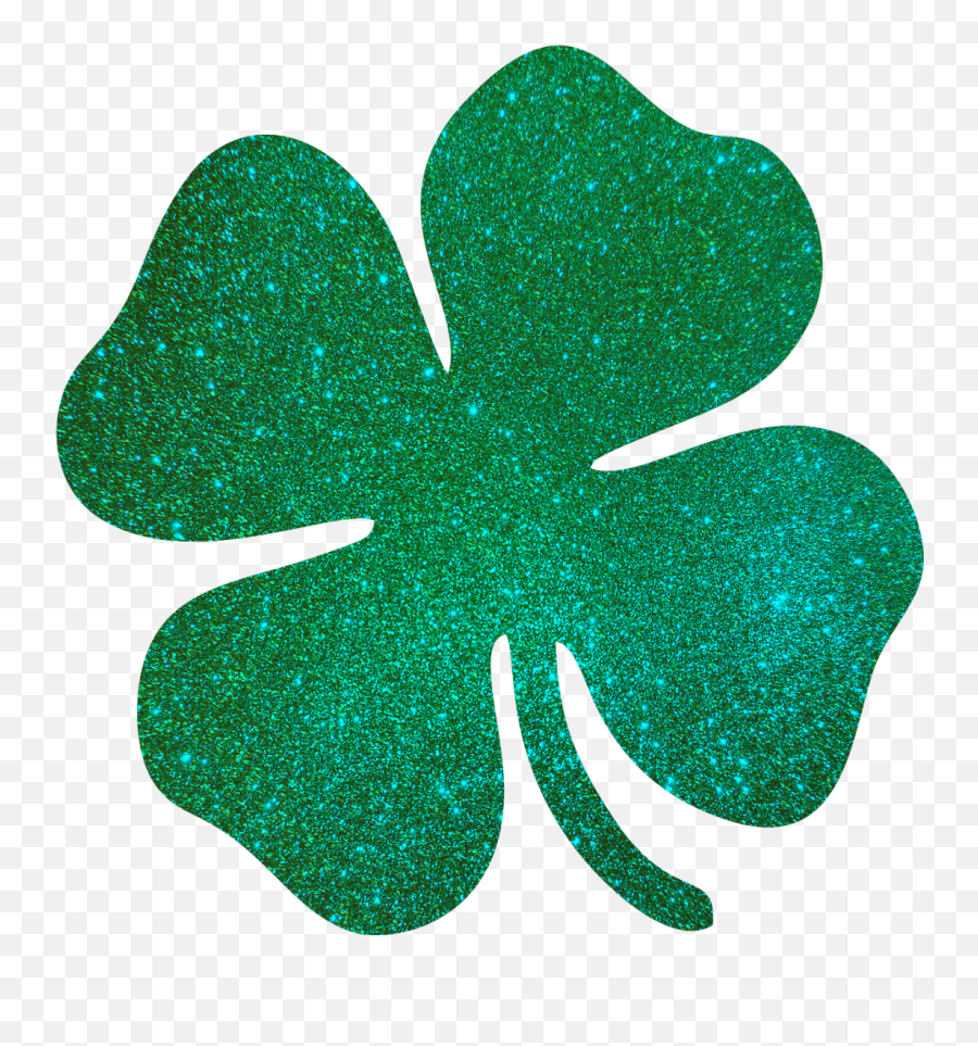 Glitter Clipart Shamrock Transparent Free - Kleeblatt Glitzer Png,Shamrock Png