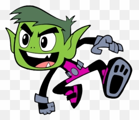 Library Of Teen Titan Banner Free - Teen Titans Go Beast Boy Png,Teen Titans Logo Png