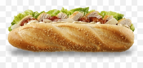 Chicken Caesar - Crocodille Caesar Bageta Png,Baguette Png