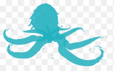 Blue Abstract Octopus Illustration - Free stock photos Illustration png