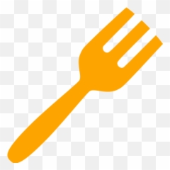 Orange Fork Icon - Free orange utensil icons Transparent Fork Icon Png