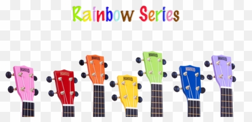 Download Mahalo Coloured Ukulele Rainbow Series Sieffs Music - Ukulele Rainbow Clipart Png,Ukulele Png