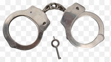 Classic Metal Handcuffs Png Image - With Transparent Background