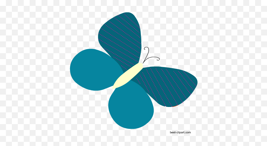 Free Cute Butterfly Clip Art Graphics - Insect Png,Yellow Butterfly Png