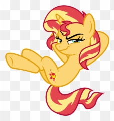 Download Unicorn Transparent Evil - Sunset Shimmer Pony Mlp png