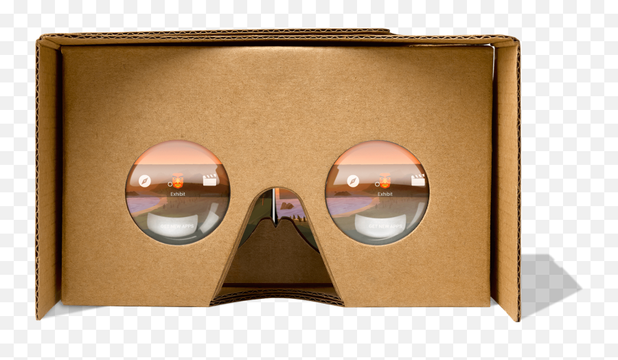 Google Cardboard Open Sourced As Vr Sdk Dev Stops - 9to5google Google Glass Cardboard Png,Cardboard Png