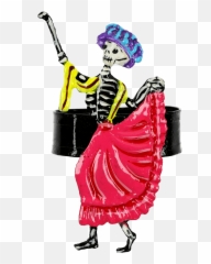 Pink Pampas - Illustration Png,Catrina Png