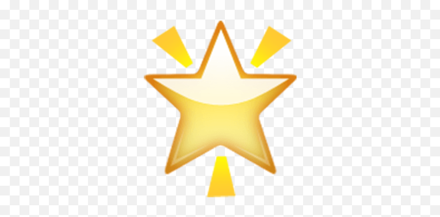 Glowing Star Emoji Png - Ios Star Emoji Transparent,Star Emoji Png