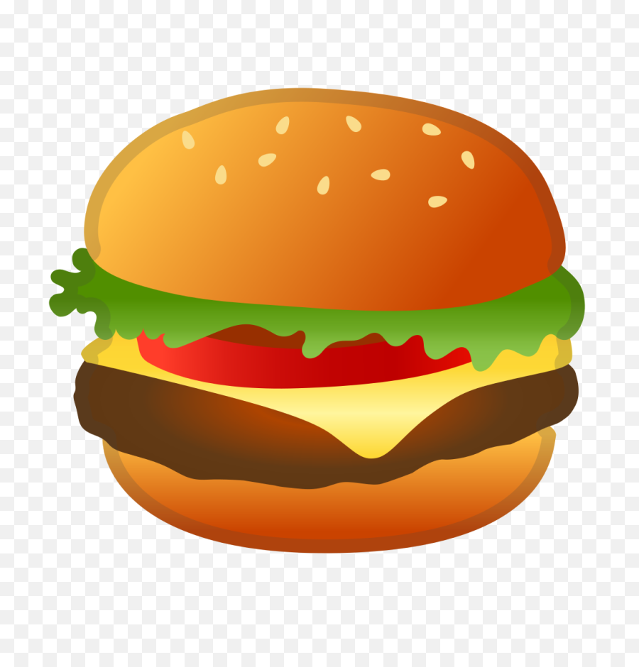 Hamburger Icon Noto Food Drink Iconset Google - Burger Emoji Cheeseburger Emoji Png,Cheese Burger Png