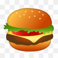 Hamburger Icon Noto Food Drink Iconset Google - Burger Emoji Cheeseburger png