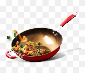 Frying Pan With Food Png Clipart - Frying Pan Cooking Png,Pan Png