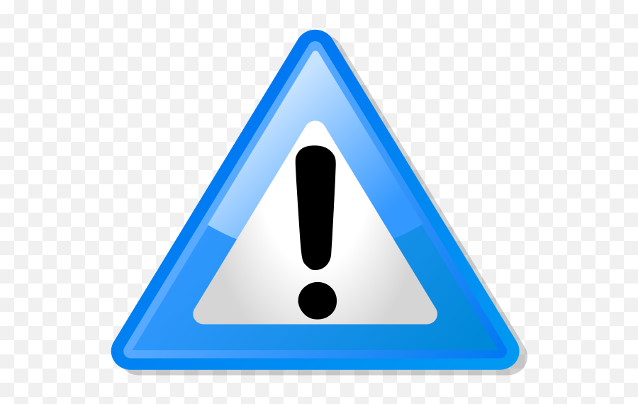 Attention Png Picture - Warning Blue Svg,Attention Png - free ...