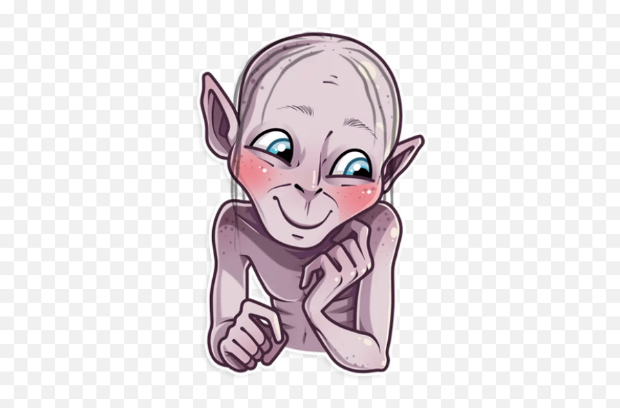 Sticker Maker - Cartoon Png,Gollum Png