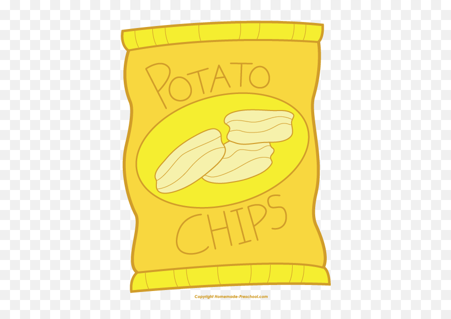 Potato Chips Bag Clip Art - Potato Chips Clipart Png,Bag Of Chips Png ...