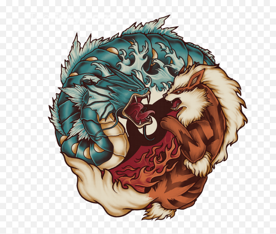 Gyarados Arcanine Hd Png Download